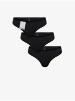 Set of three women's panties in black Pieces Namee