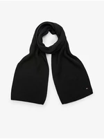 Tommy Hilfiger Scarf - ESSENTIAL FLAG KNITTED SCARF black