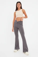 Trendyol Pants - Gray - Bootcut