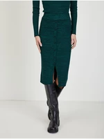 Women's dark green windbreak skirt ORSAY