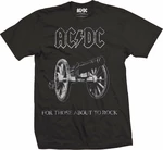 AC/DC Tričko About To Rock Black XL