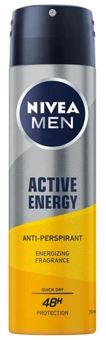 NIVEA Pánský antiperspirant ve spreji Active Energy 150 ml