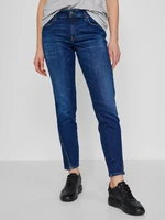Navy blue women's straight fit jeans Diesel D-Jevel