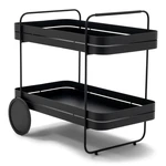 Metalowy barek na kółkach 74x42 cm Gin & Trolley – Spinder Design