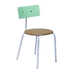 Zielono-naturalne krzesła zestaw 4 szt. Koi – Hübsch