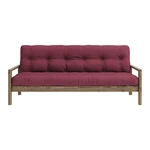 Bordowa rozkładana sofa 205 cm Knob – Karup Design