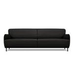 Czarna skórzana sofa Windsor & Co Sofas Neso, 235x90 cm