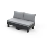 Szara plastikowa sofa ogrodowa Cantara – Keter