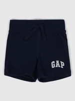 Navy blue children's shorts logo GAP