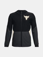 Under Armour UA Project Rock Brahma FZ Hdy Bunda dětská Černá