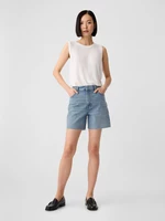 Blue women's denim shorts GAP Washwell™