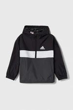 Dětská bunda adidas černá barva