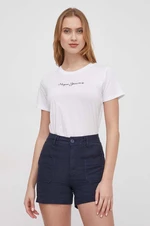 Bavlněné tričko Pepe Jeans LORETTE bílá barva, PL505827
