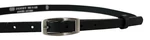 Penny Belts Dámsky kožený opasok 15-2-63 black 100 cm