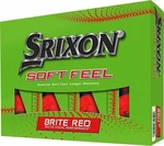 Srixon Soft Feel Brite Golf Balls Brite Red Golfové míčky