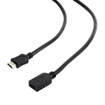 Kabel CABLEXPERT HDMI-HDMI            1,8m, 1.4, M/F stíněný, zlacené kontakty, prodlužovací, černý