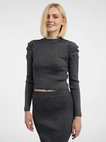 Dark grey women's sweater top ORSAY