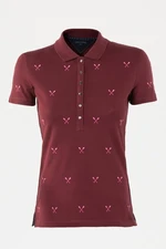 Tommy Hilfiger Polo tričko - PANDO POLO SS červené