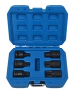 Zástrčné hlavice úderové TORX 1/2", T55-T100, sada 6 kusů