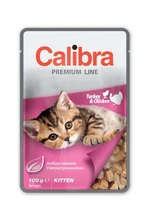 Calibra Premium Line Pouch 100g - Kitten Turkey&amp;Chicken