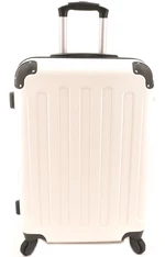 Cestovní skořepina kufr na čtyřech kolečkách Arteddy - (L) 90l krémová