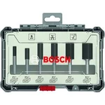 Sada drážkových fréz, 6" dřík, 1/4 ks Bosch Accessories 2607017467