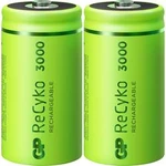 Akumulátor malé mono C Ni-MH GP Batteries ReCyko+, 3000 mAh, 1.2 V 2 ks