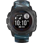 Chytré hodinky Garmin INSTINCT SOLAR SURF, černá/modrá