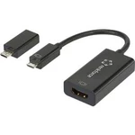 Adaptér MHL 3.0 microUSB ⇒ HDMI zásuvka Renkforce