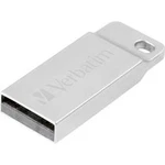 USB flash disk Verbatim Metall-Gehäuse 98750, 64 GB, USB 2.0, stříbrná