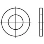 Ploché podložky Toolcraft, DIN 126, ocelové, vnitřní Ø 9 mm, 100 ks