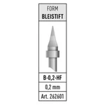 Tužkový pájecí hrot Stannol 262601 B-0,2-HF, 1 ks