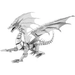 Stavebnice Metal Earth Iconx Silver Dragon 502820