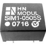 DC/DC měnič HN Power SIM1-1224S-DIL8, vstup 12 V, výstup 24 V, 50 mA, 1 W