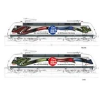 Märklin 39379 H0 elektrická lokomotiva BR 101 Design&Bahn značky DB AG