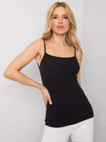 RUE PARIS Basic black top