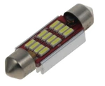 STUALARM Autožárovka 12V sufit 39mm 12LED-4014SMD bílá