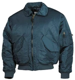 Bunda MFH® Flight Jacket CWU “Bomber“ – Navy Blue (Barva: Navy Blue, Velikost: M)