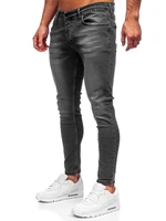 Blugi negri slim fit Bolf R919