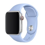 Remienok FIXED Silicone Strap na Apple Watch 42/44/45 mm - světle modrý (FIXSST-434-LGBL) Univerzální řemínek FIXED Silicone Strap vyrobený z jemného 