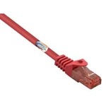 Síťový kabel RJ45 Basetech BT-2272288, CAT 6, U/UTP, 15.00 cm, červená