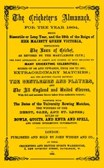 Wisden Cricketers' Almanack 1864