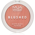 MUA Makeup Academy Blushed Powder Blusher pudrová tvářenka odstín Rose Tea 5 g