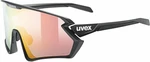 UVEX Sportstyle 231 2.0 V Black Matt/Variomatic Litemirror Red Lunettes vélo