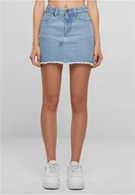 Women's mini denim skirt - blue