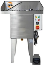 Mycí stůl typ W-100 60 litrů, nosnost 100 kg, elektrické čerpadlo, štětec - IBS Scherer