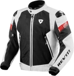 Rev'it! Jacket Control Air H2O White/Black XL Textilná bunda