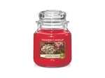 Yankee Candle Aromatická svíčka Classic střední Peppermint Pinwheels 411 g