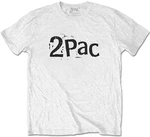 2Pac Tricou Changes Back Repeat White S