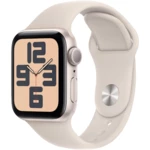 Apple Watch SE GPS 40mm Starlight Aluminium Case with Starlight Sport Band - M/L